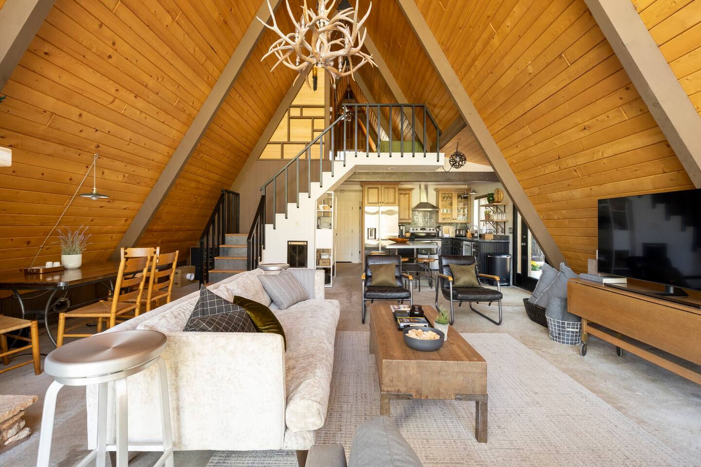 salon maison A-Frame salon maison A-Frame