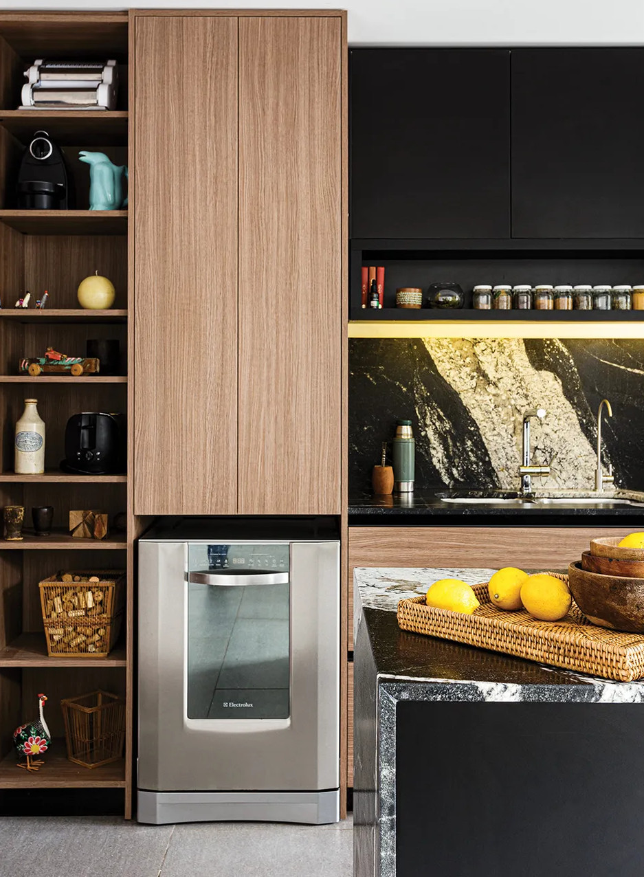 cuisine bois et noir décoration design cuisine bois et noir décoration design