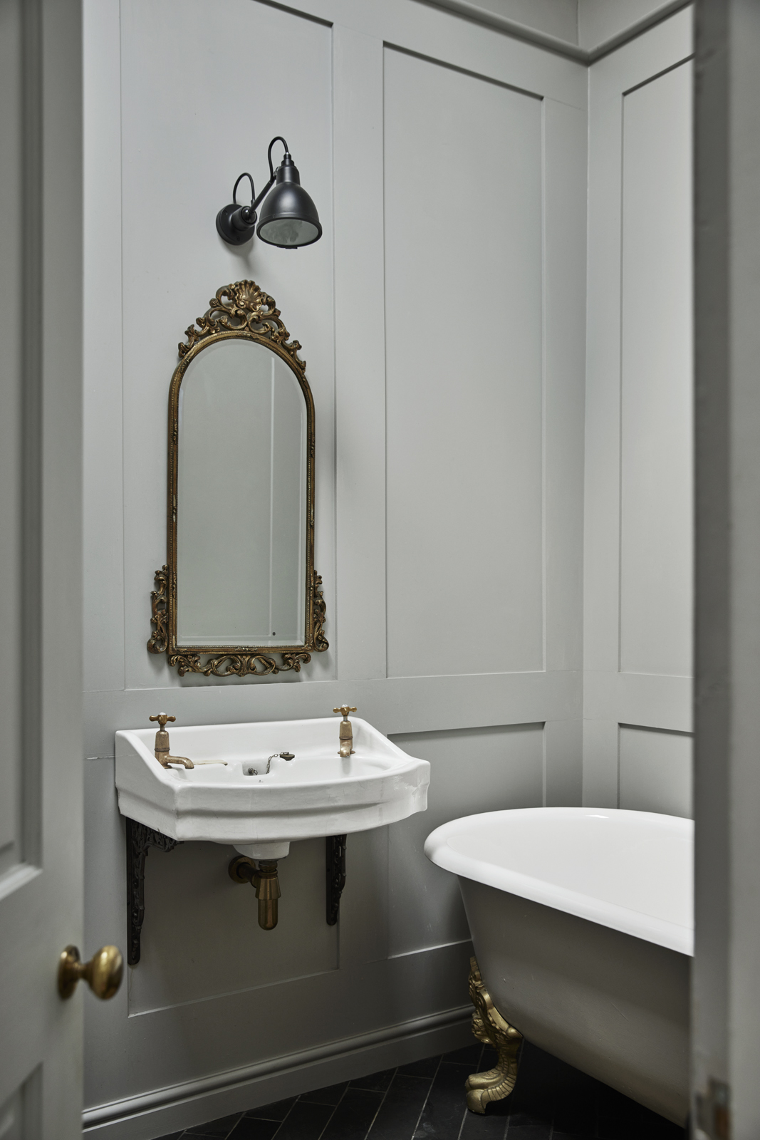 salle de bain grise décoration vintage salle de bain grise décoration vintage