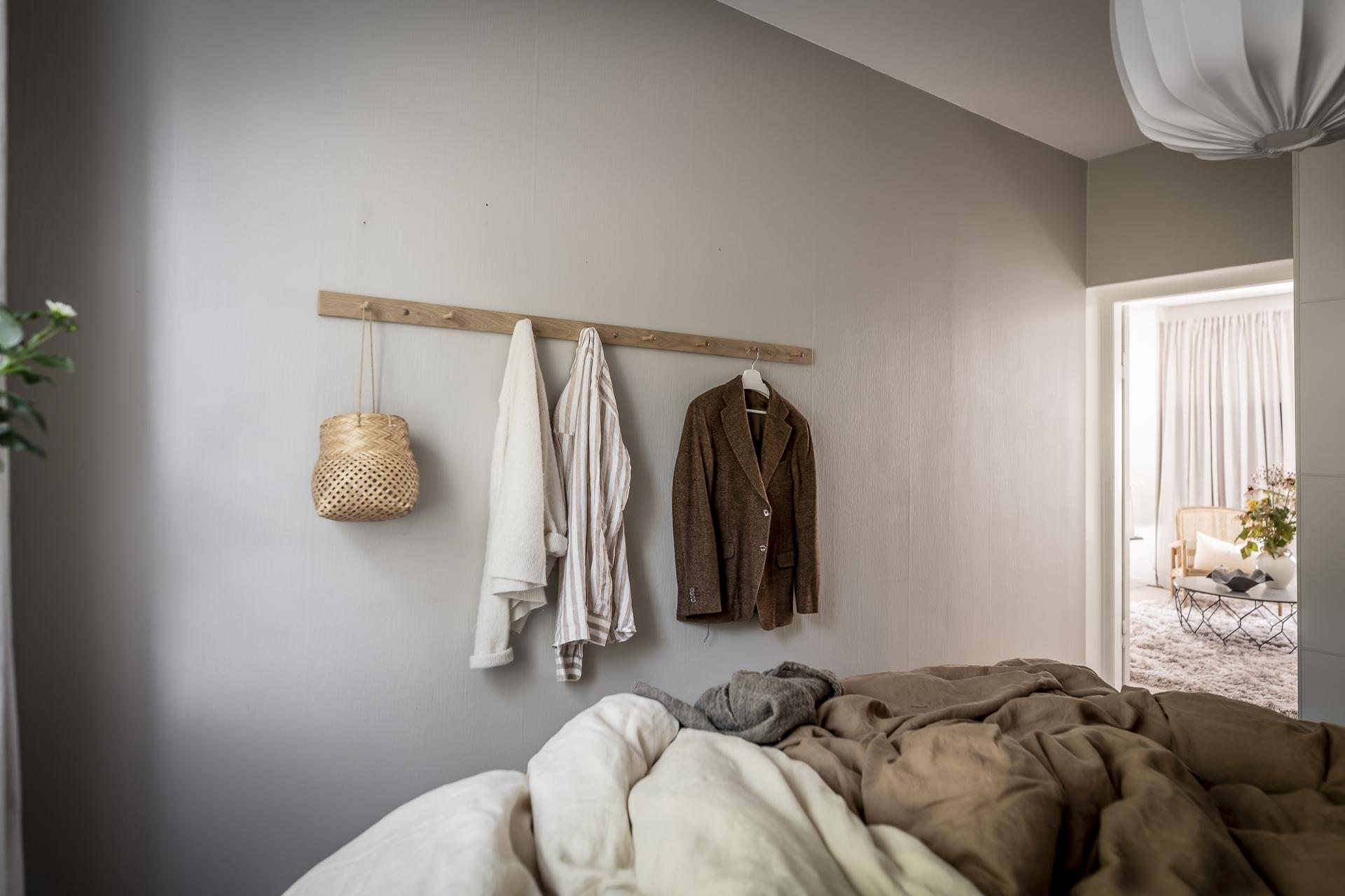 chambre mur gris