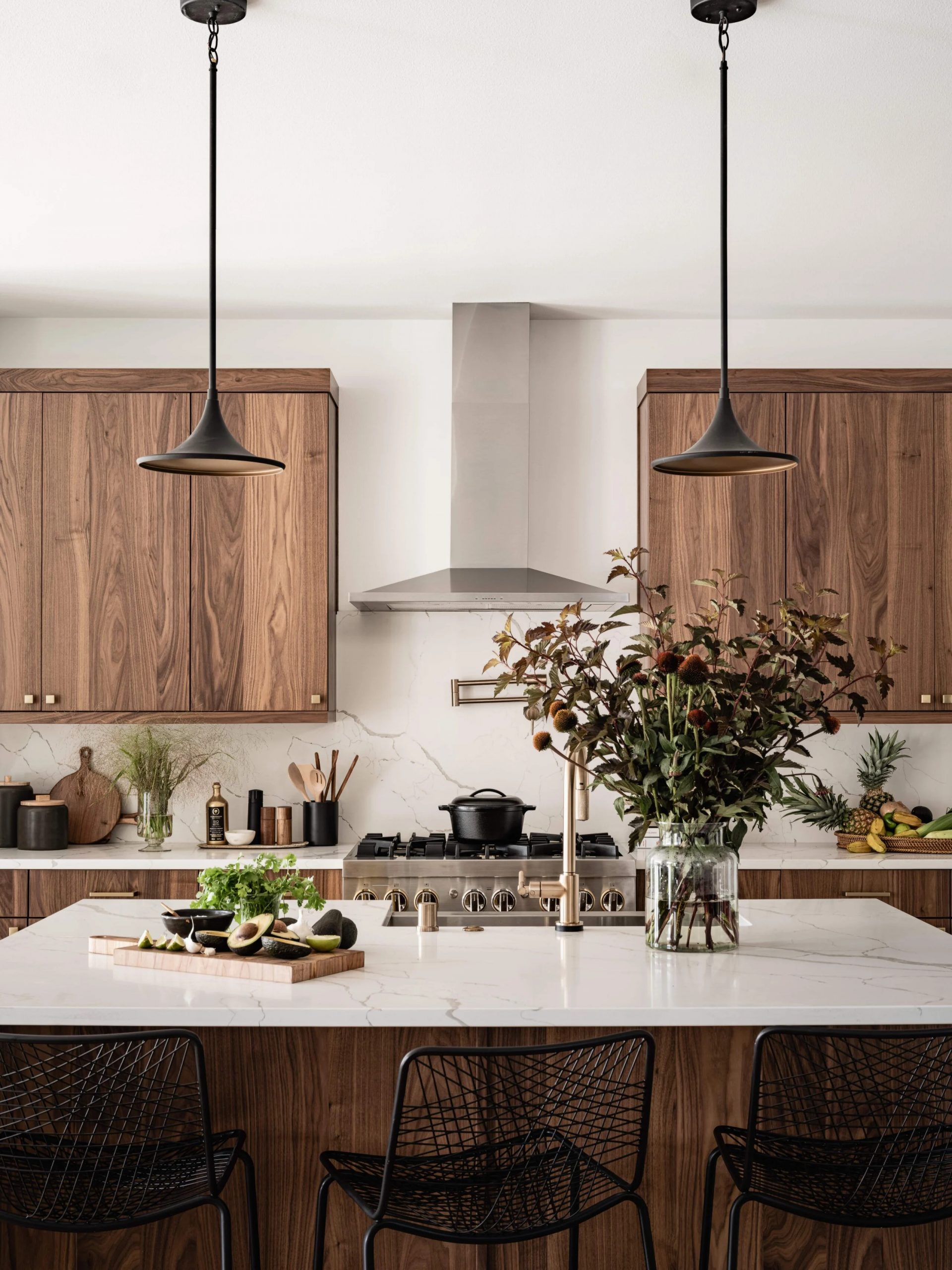 cuisine design noyer