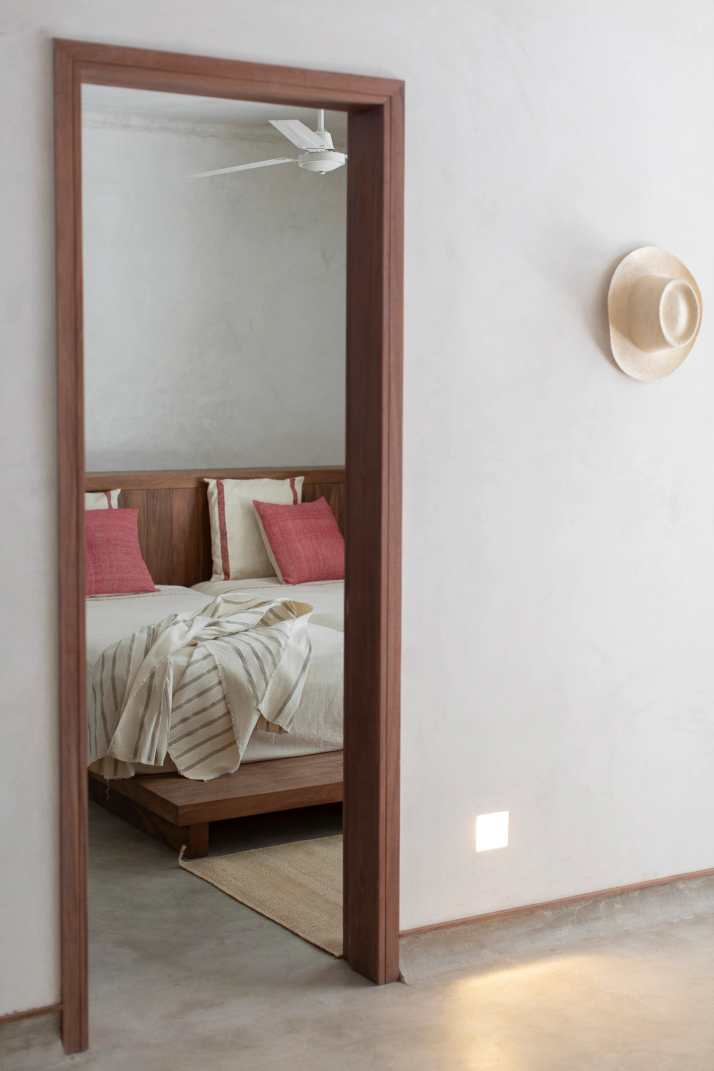 chambre décoration minimaliste et naturelle