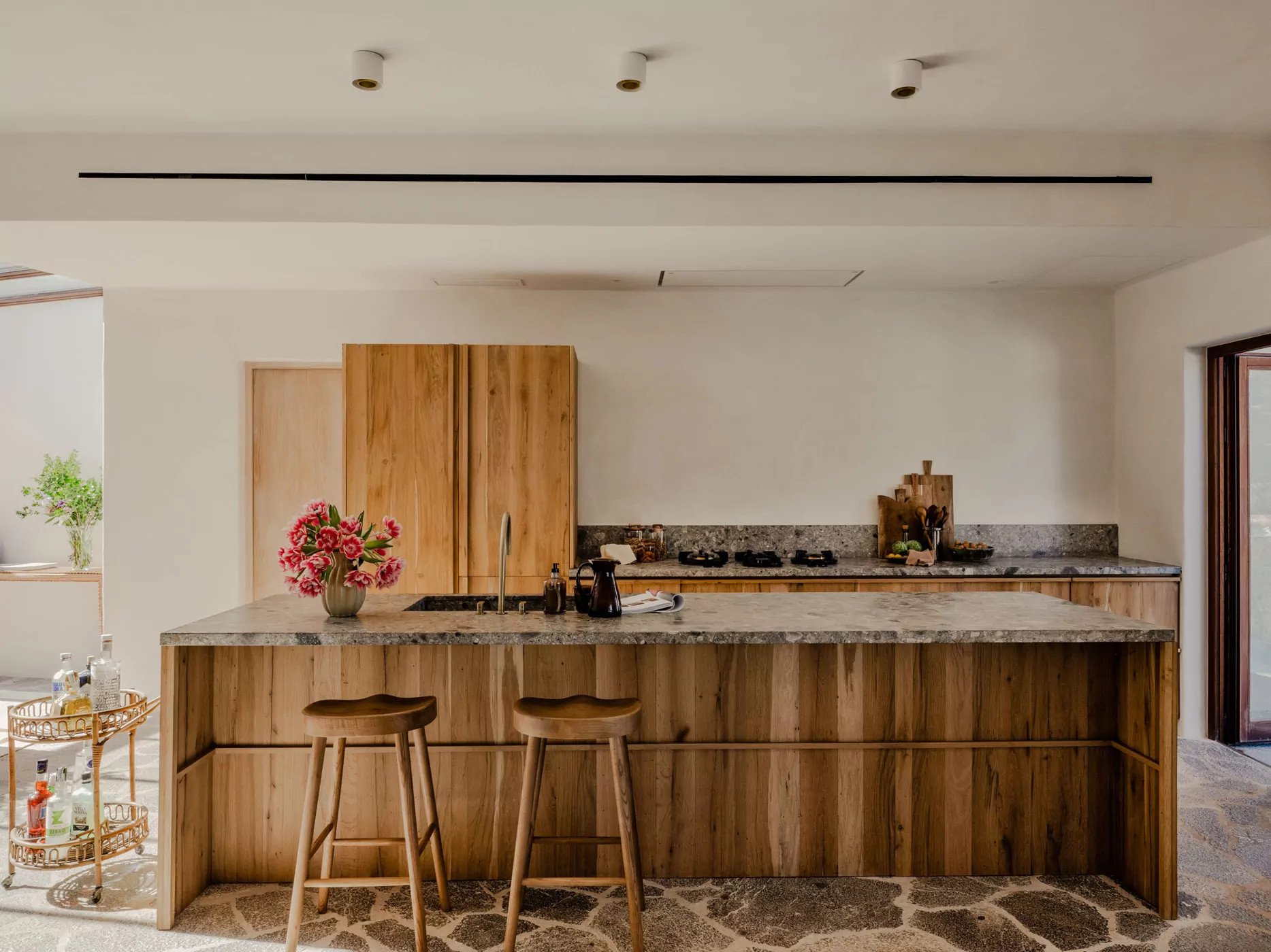 cuisine décoration rustique chic et contemporaine