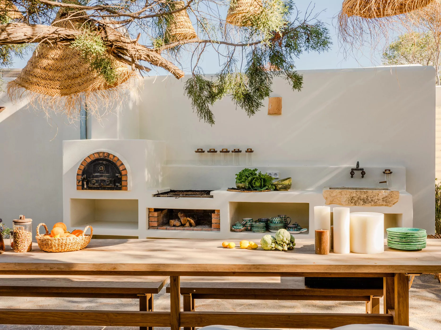 terrasse villa authentique à Ibiza Casa del Árbol