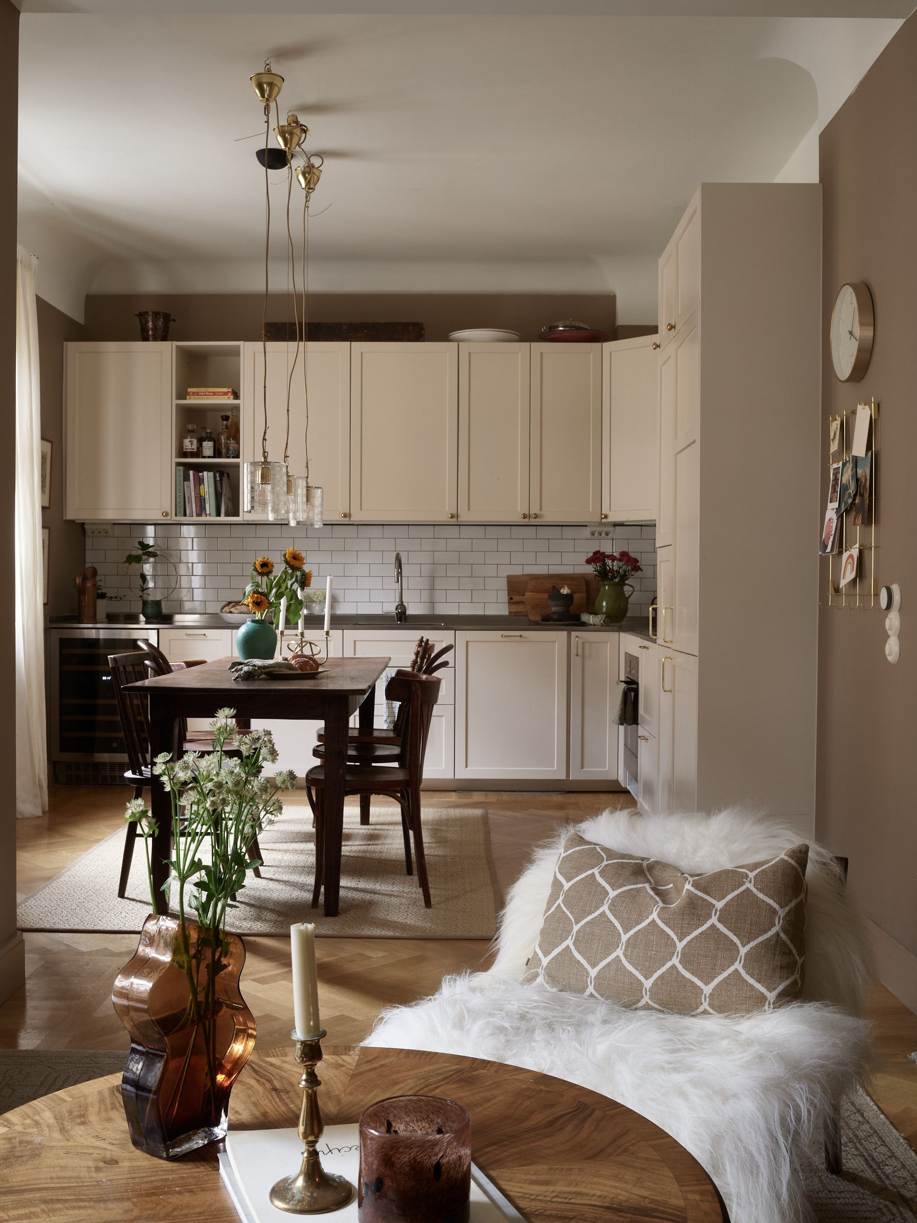 cuisine ouverte rustique chic