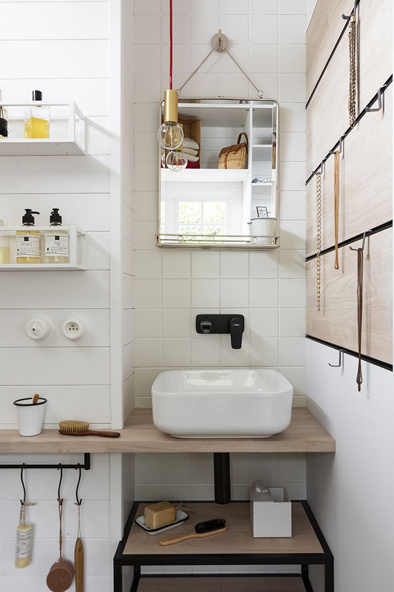 salle de bain blanc et bois salle de bain blanc et bois