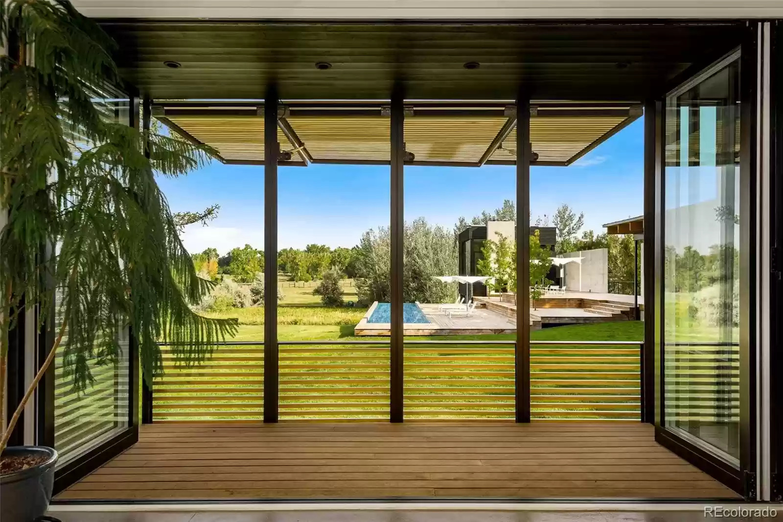terrasse en bois type varangue