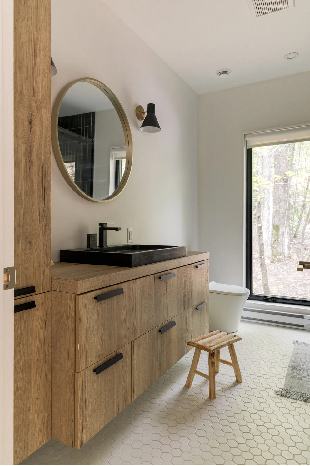 salle de bain bois