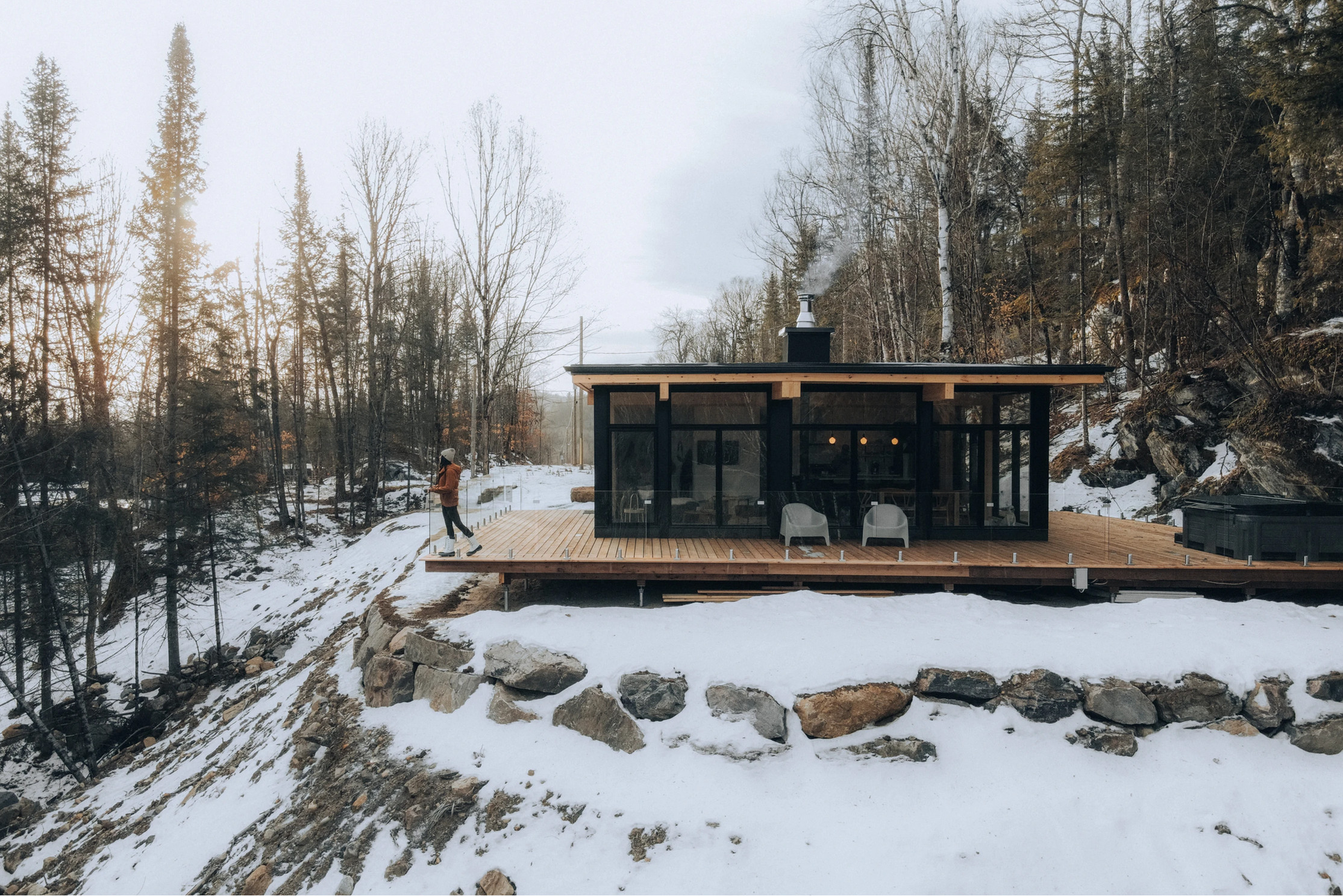 maison en bois contemporaine