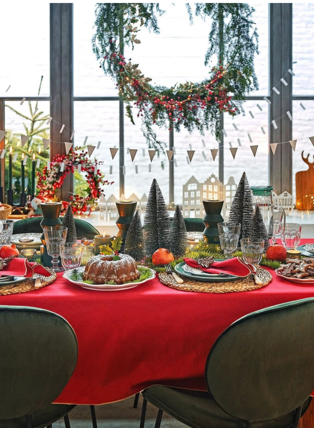 décoration table Maisons du Monde Noël vintage décoration table Maisons du Monde Noël vintage