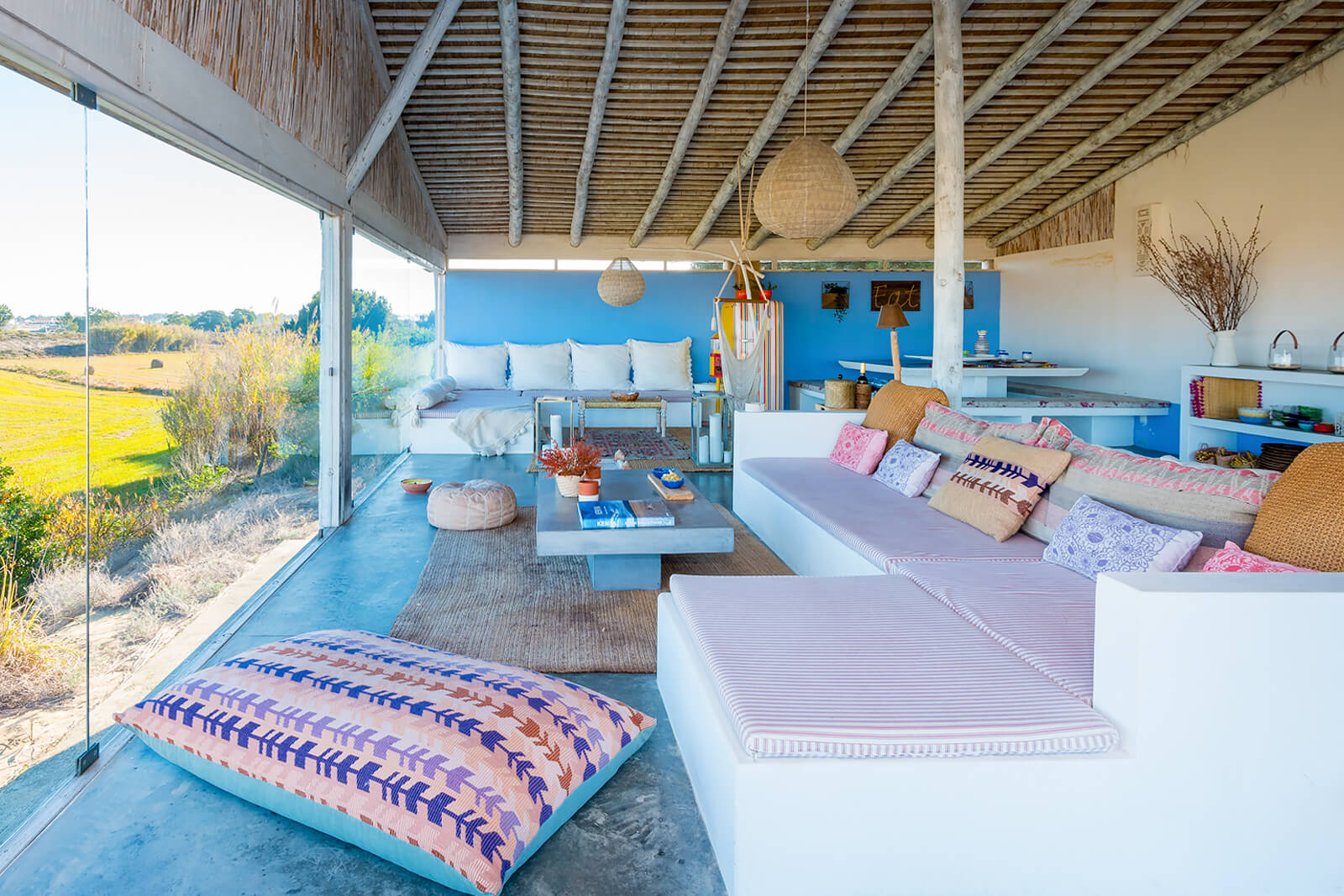 terrasse abritée pegola bois maison Comporta terrasse abritée pegola bois maison Comporta