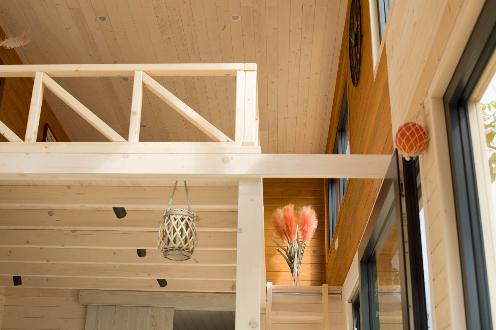 mezzanine mini maison en bois de 30m2 française Papillon