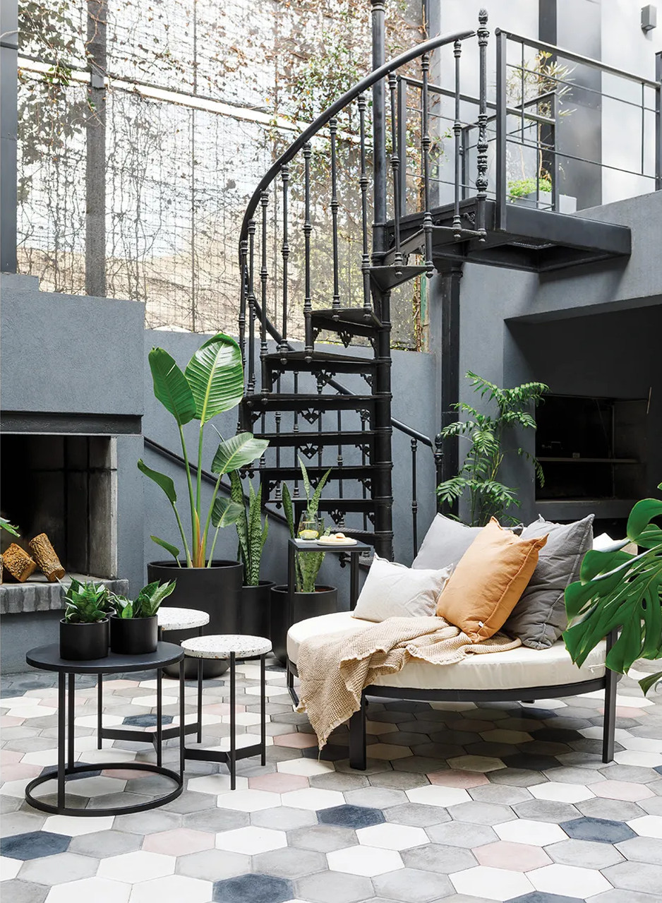 salon vitré maison loft