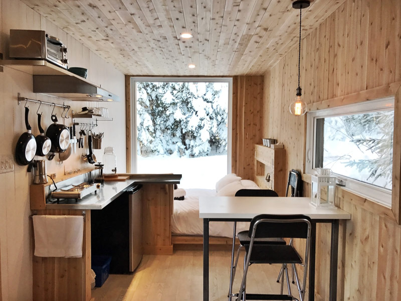 cusine tiny house mur bois cusine tiny house mur bois