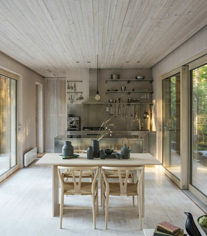 cuisine inox et béton dans maison d cuisine inox et béton dans maison d'architecte