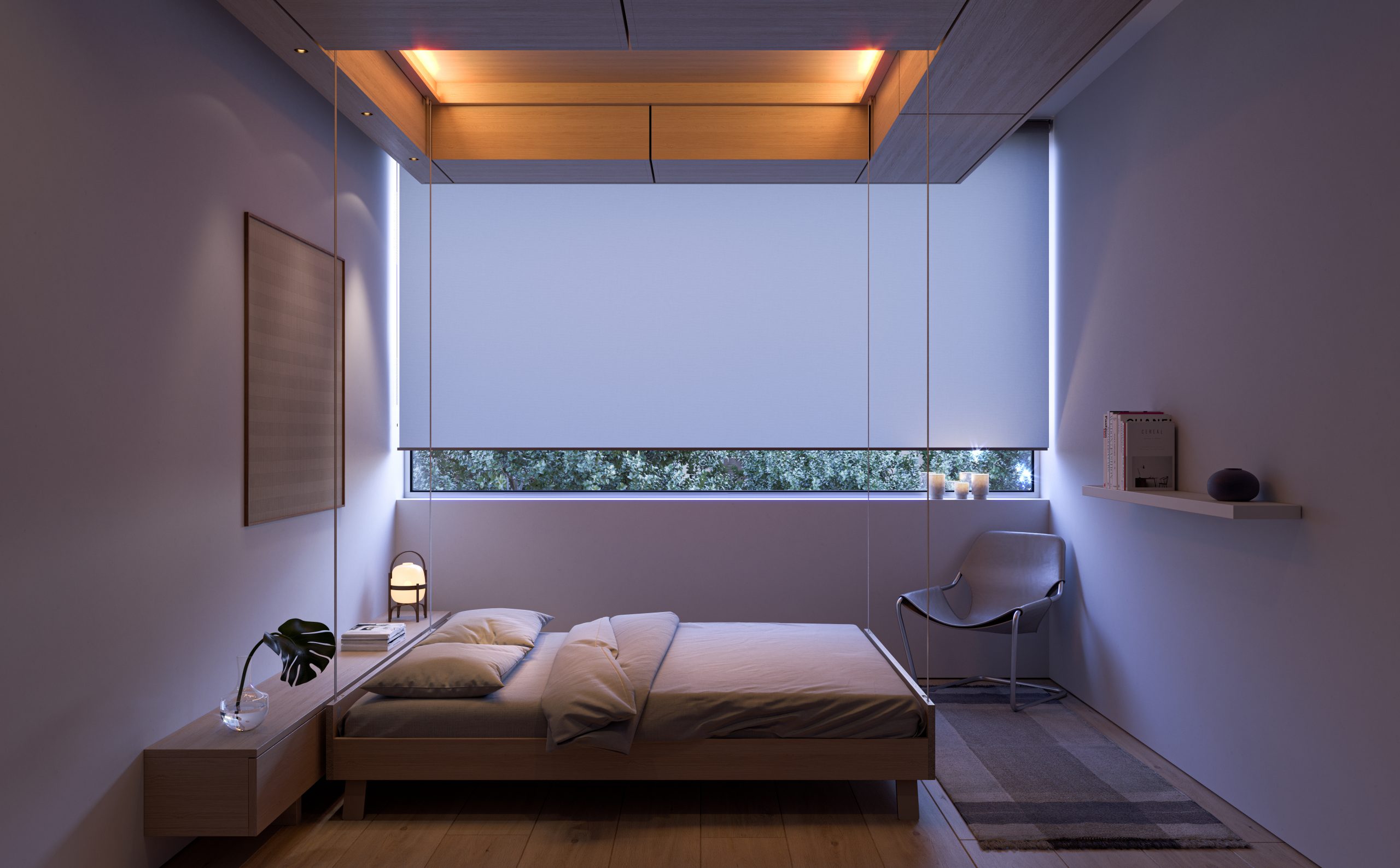 chambre vue nuit