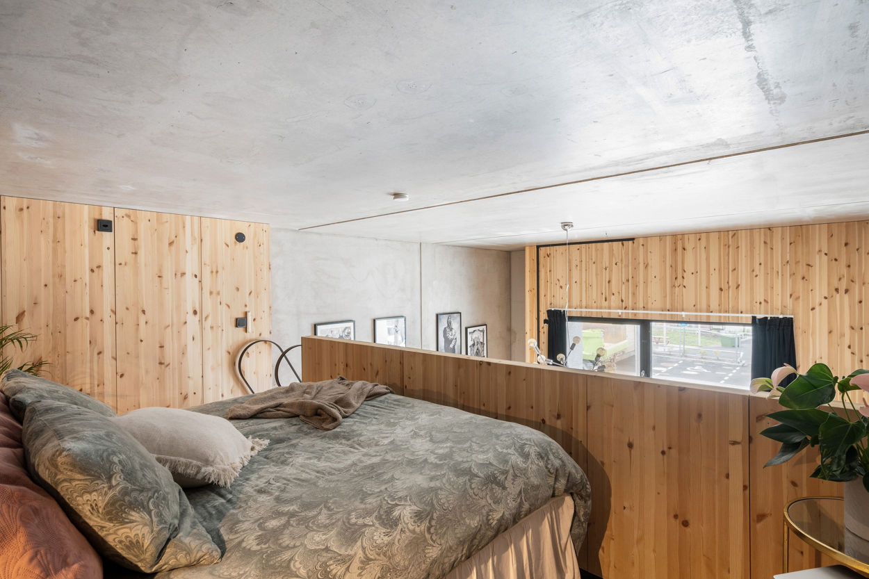 chambre sur mezzanine