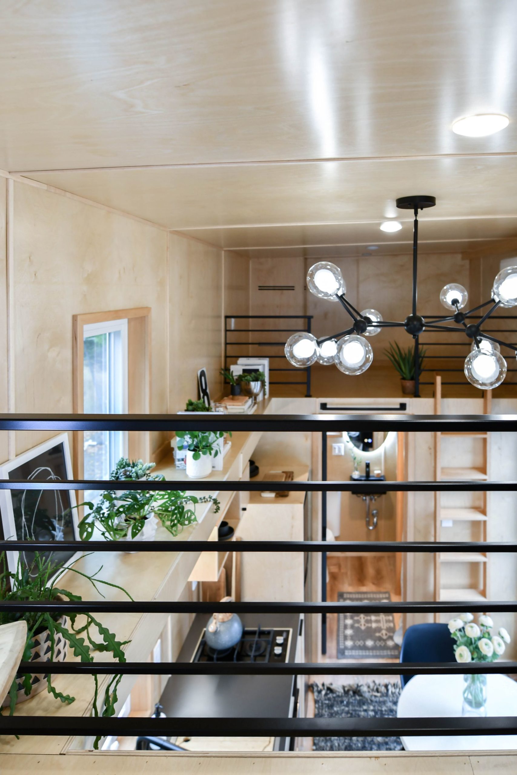 mezzanine tiny house