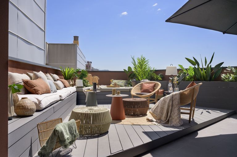 terrasse aménagée