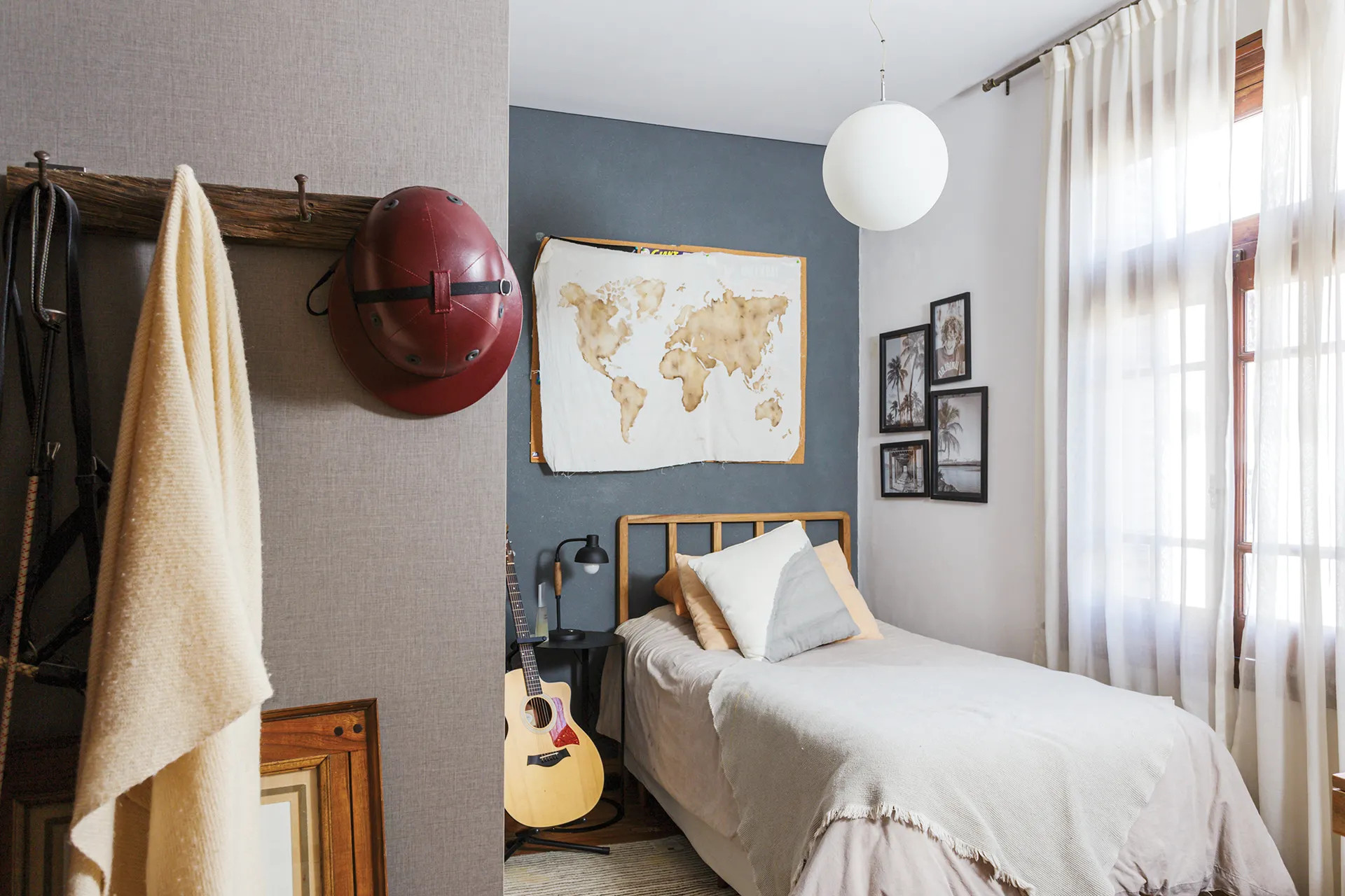 chambre enfant bleue
