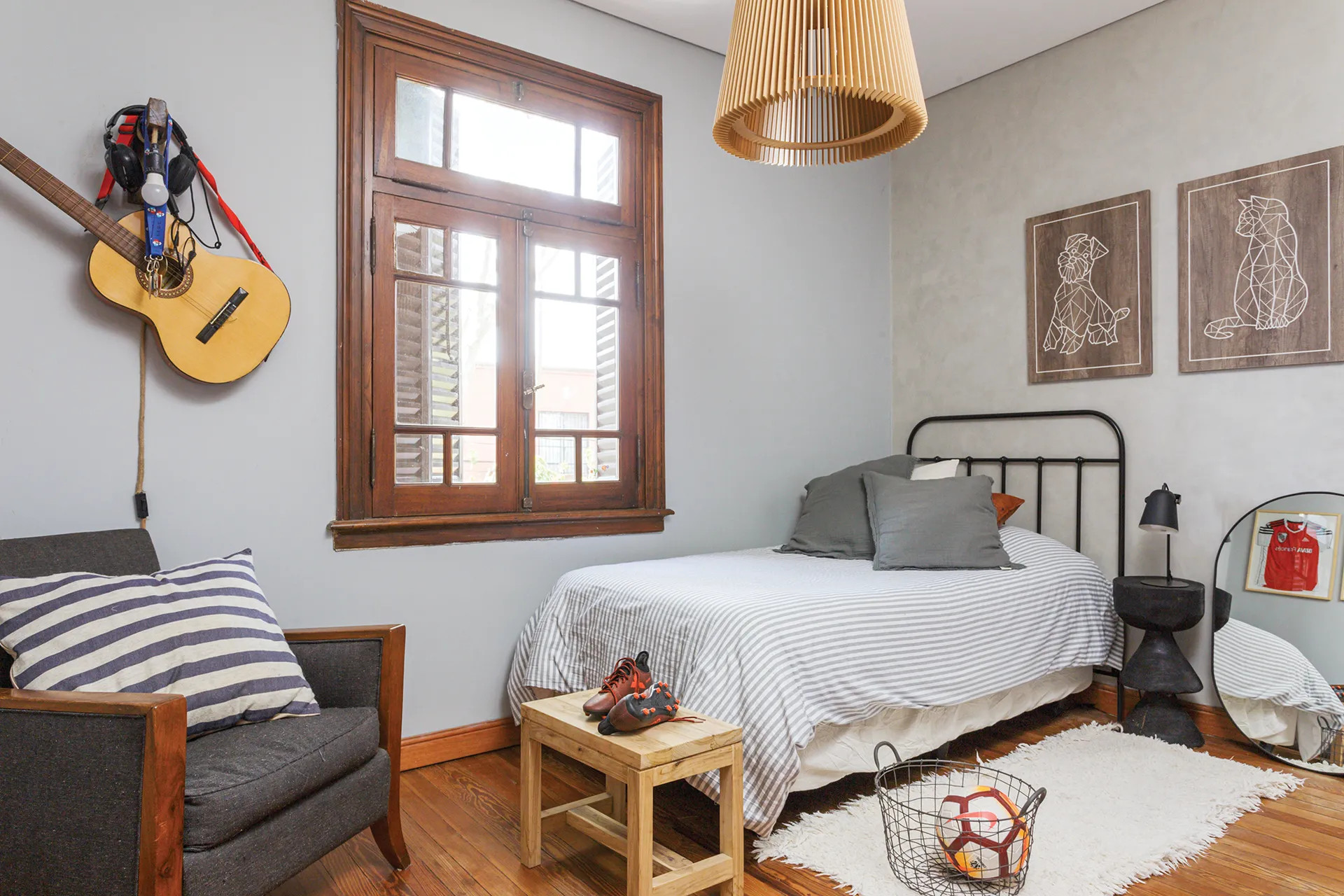 chambre enfant lit en métal