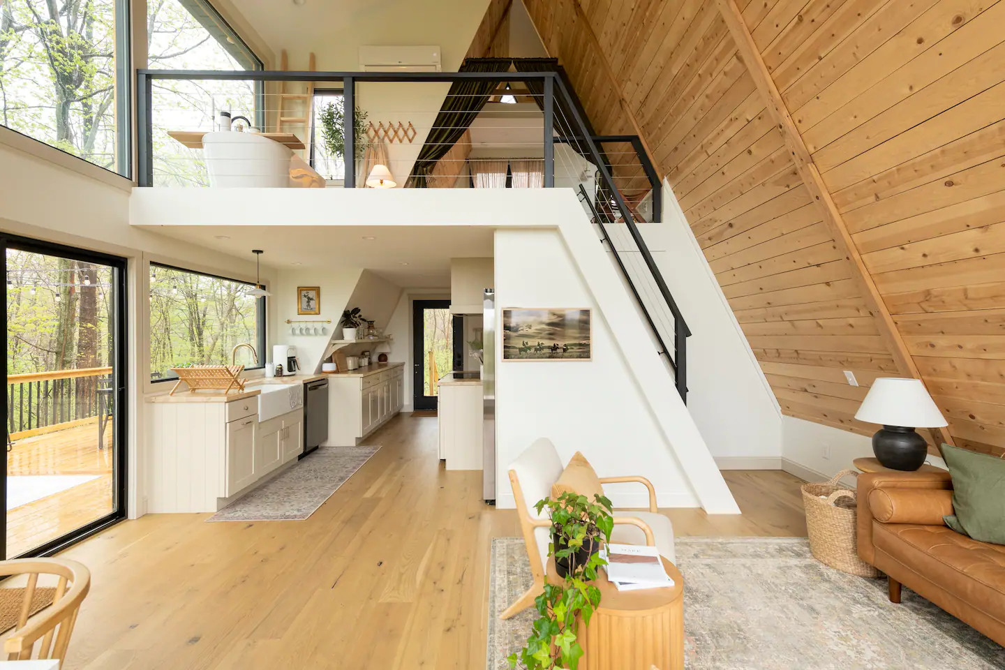 salon double hauteur avec mezzanine salon double hauteur avec mezzanine