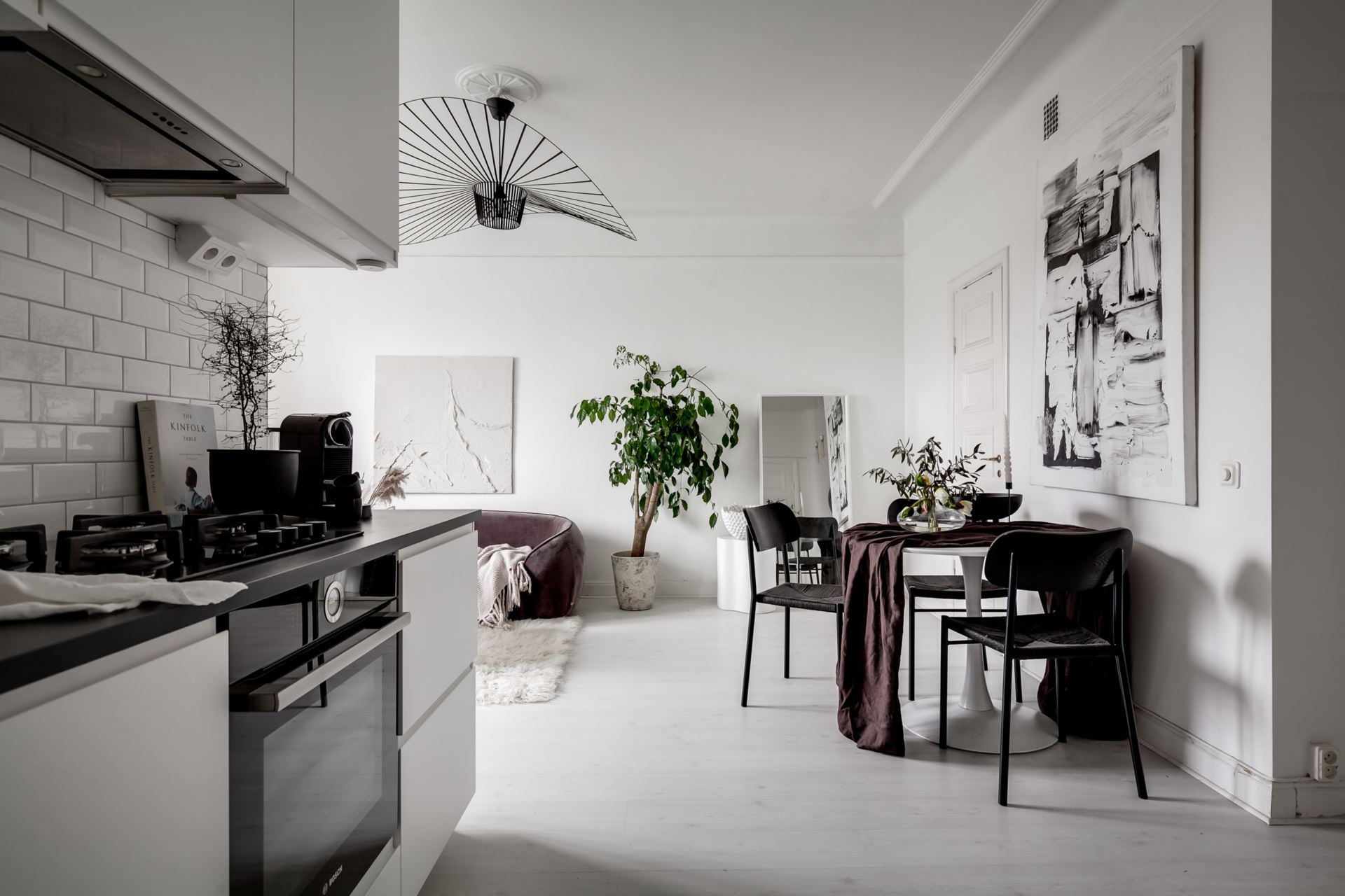cuisine design blanche