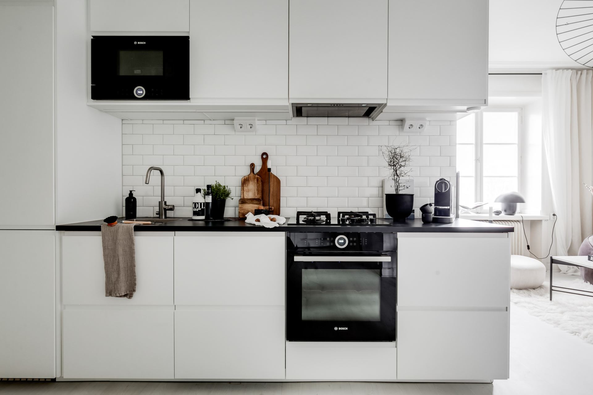 cuisine design blanche