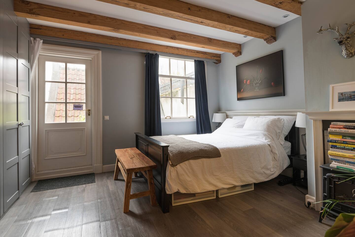 chambre avec poutres loft Amsterdam chambre avec poutres loft Amsterdam