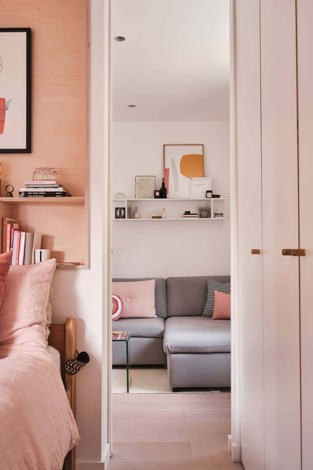 chambre décoration contemporaine rose