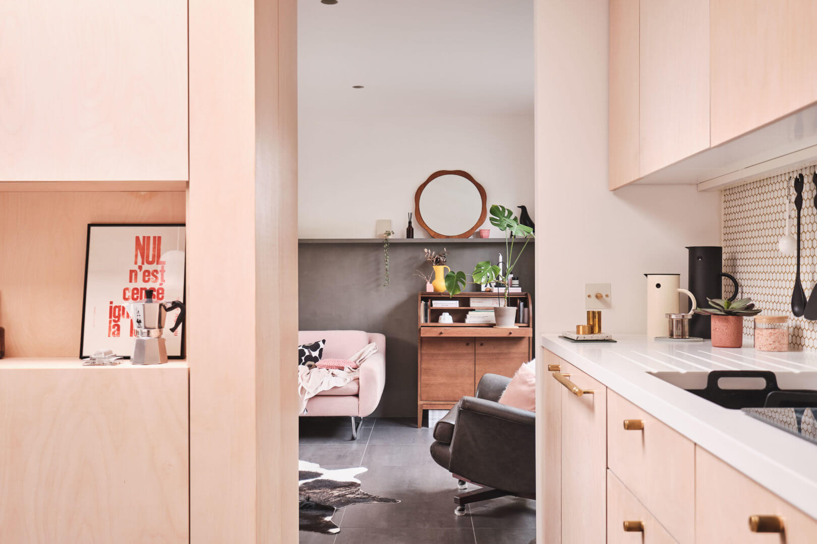 cuisine design bois clair