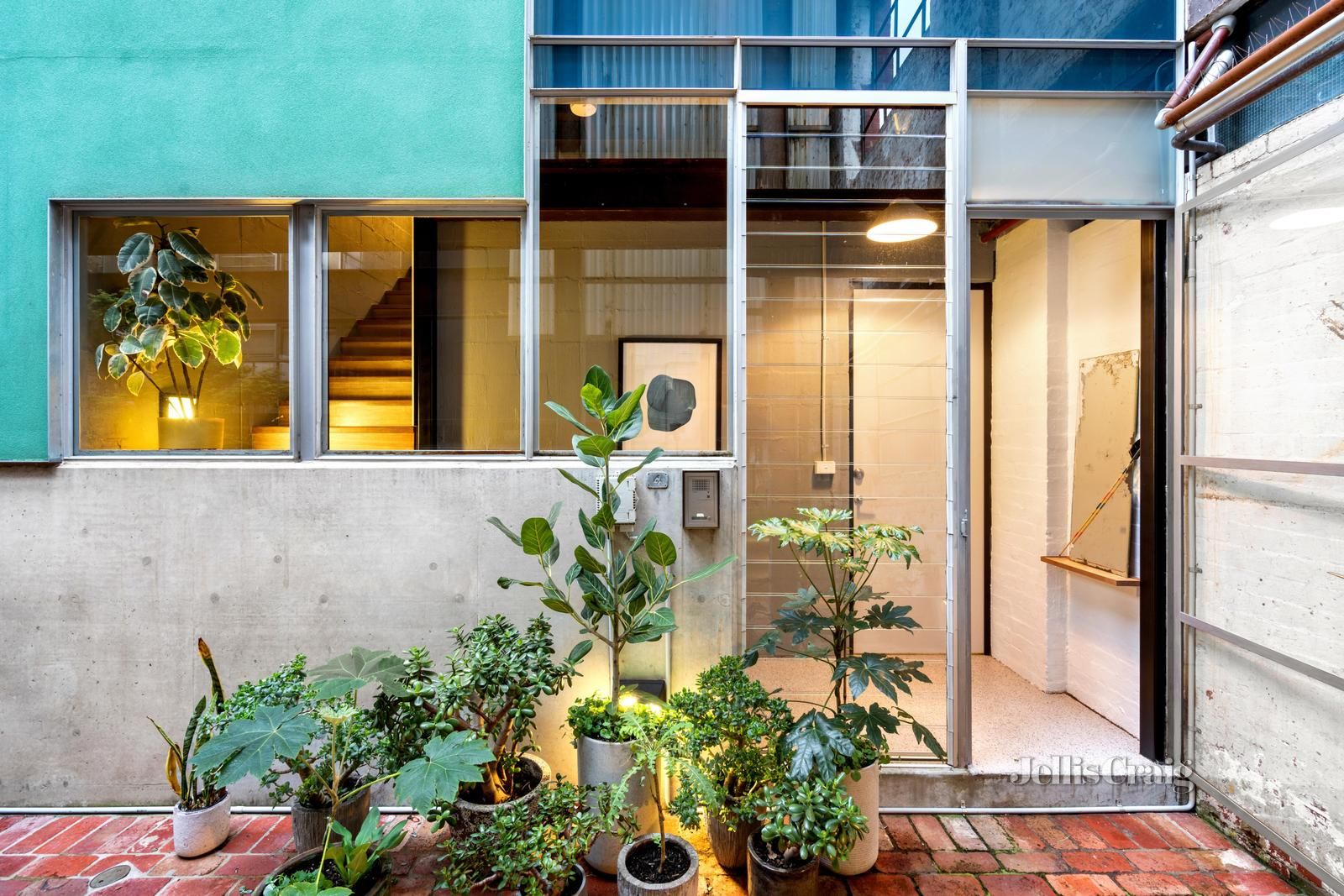 cour pavée maison loft