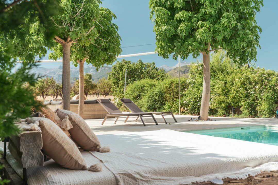 piscine maison en pierres Majorque Casa Oliva
