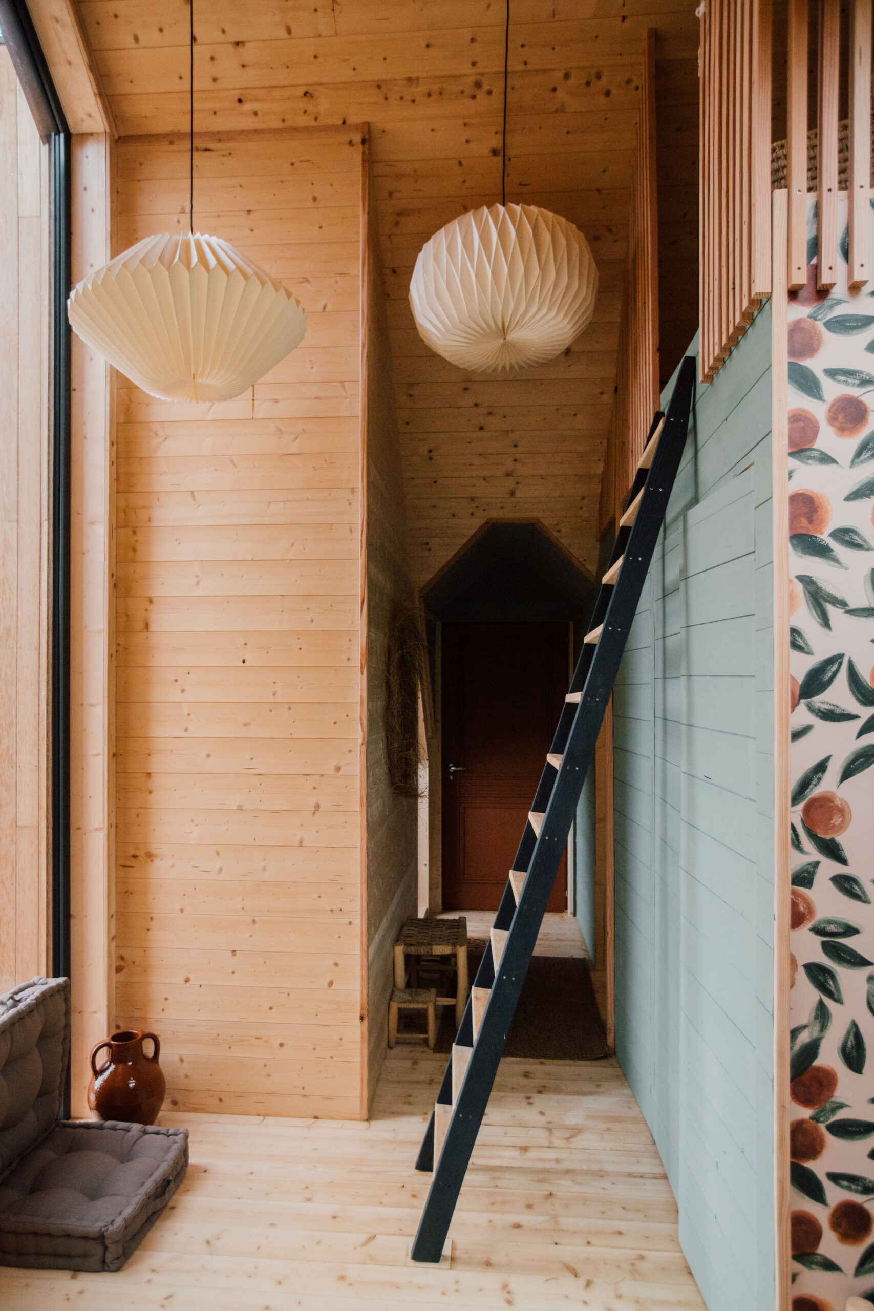 chambre en mezzanine Casa Rosalie Normandie