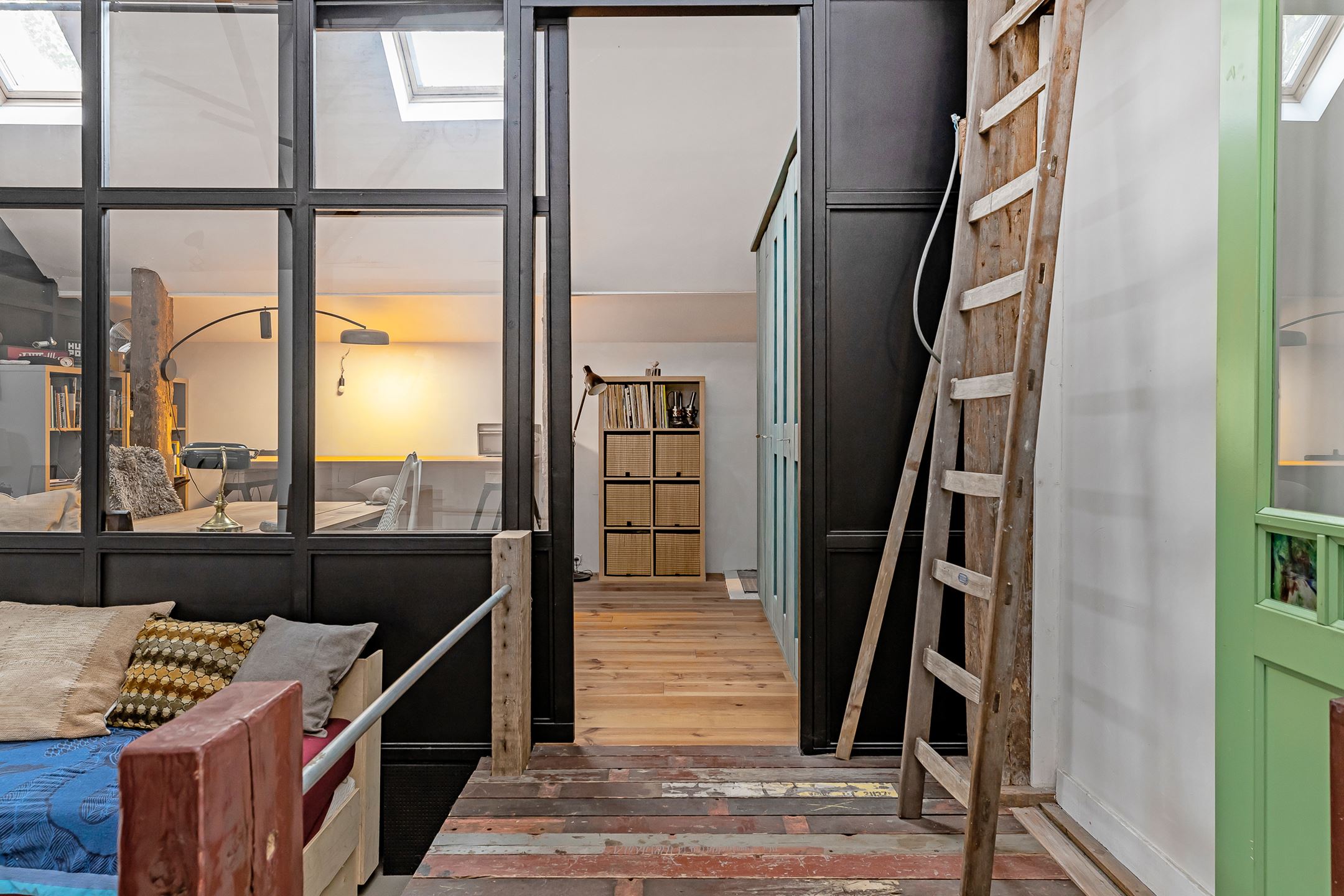 salon avec verrière ferme rénovée salon avec verrière ferme rénovée