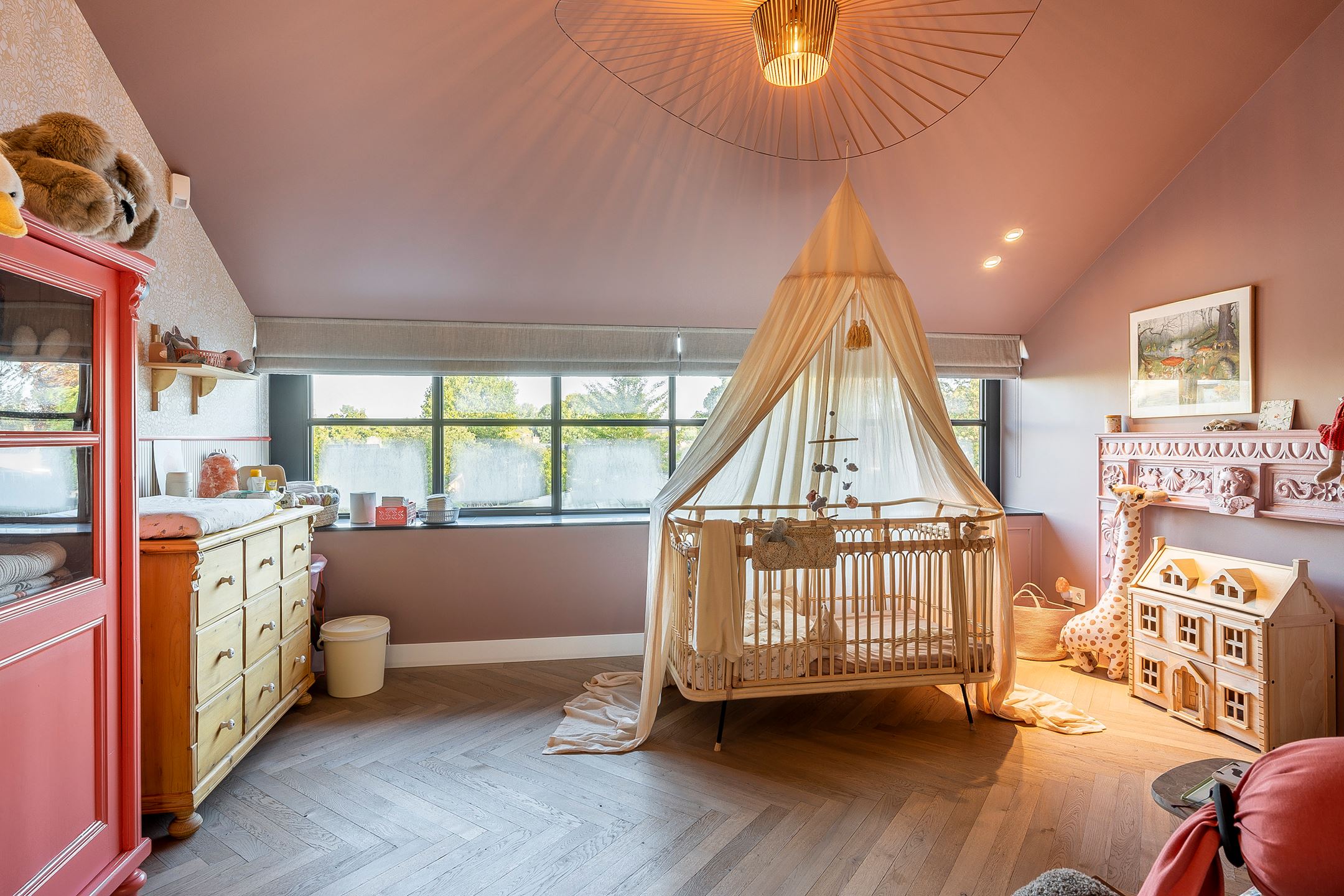 chambre enfant rose