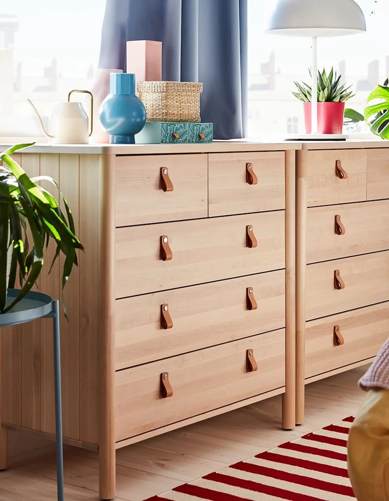 commode avec poignée cuir commode avec poignée cuir