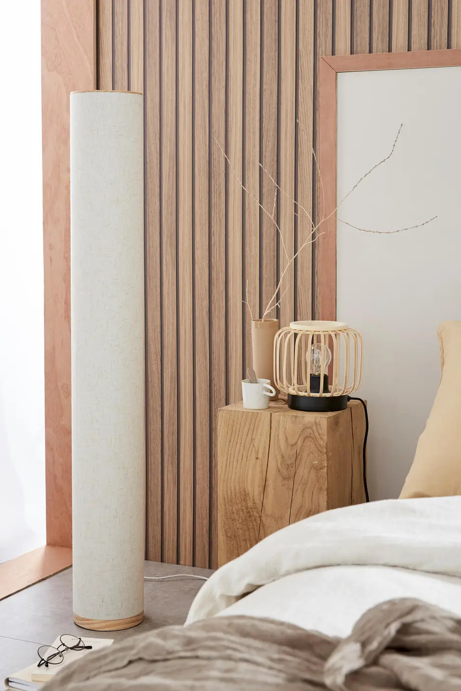 chambre décoration Japandi