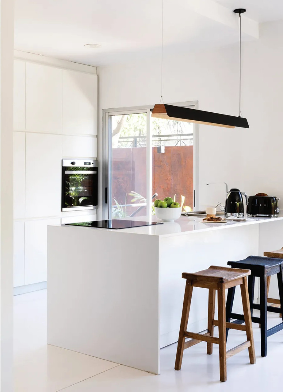 cuisine design blanche avec îlot cuisine design blanche avec îlot