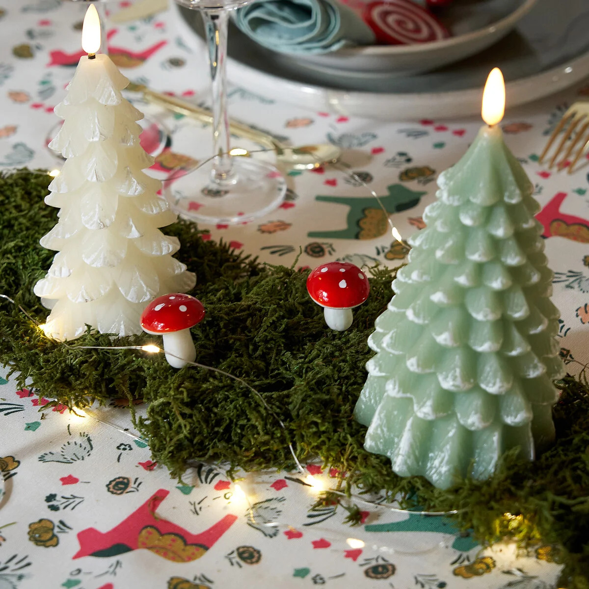 bougies sapin
