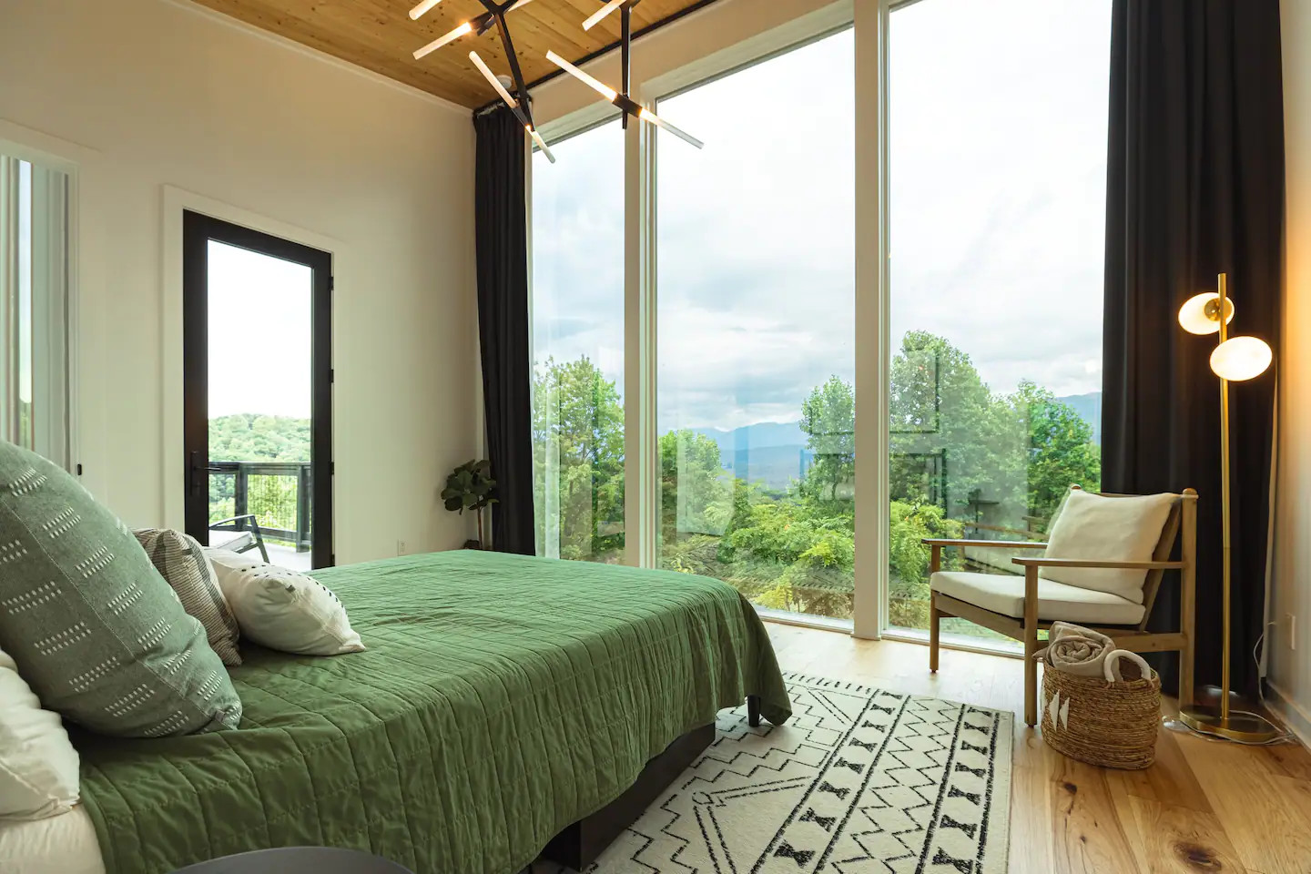 chambre avec baies vitrées maison contemporaine chambre avec baies vitrées maison contemporaine