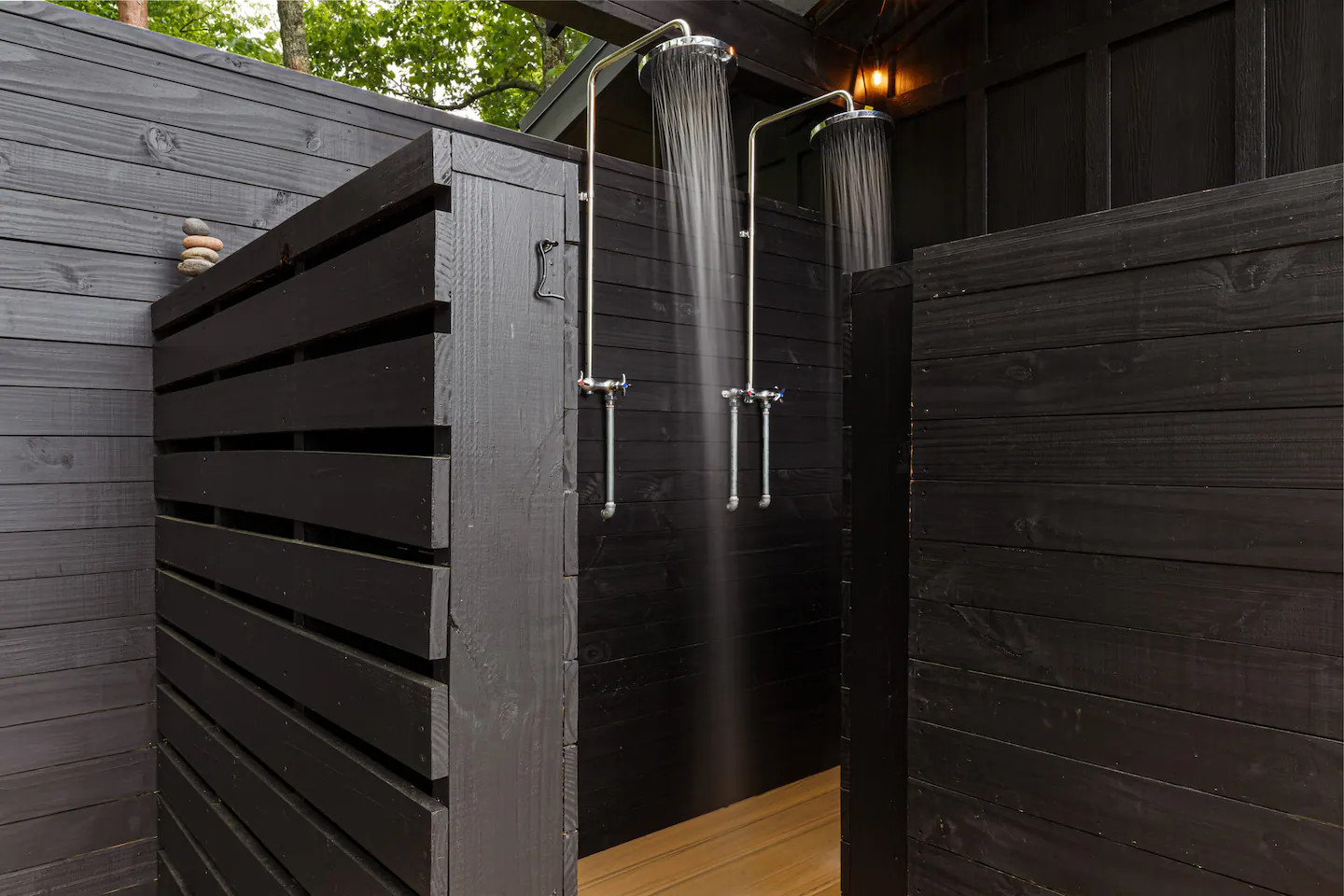douche double sur terrasse maison en bois douche double sur terrasse maison en bois