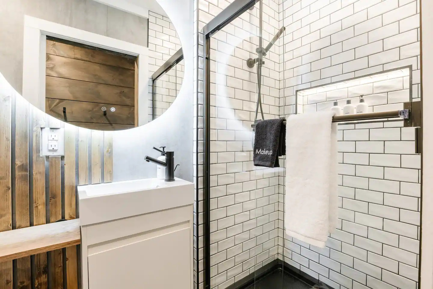 salle de bain blanc et bois salle de bain blanc et bois