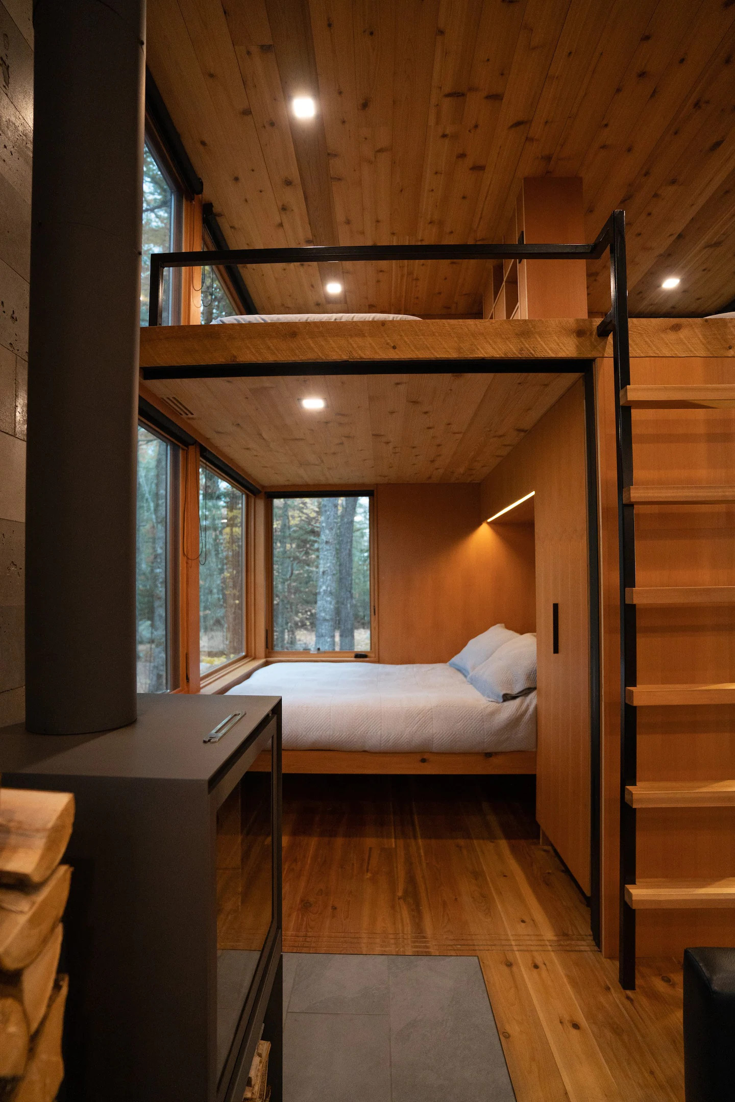 chambre maison bois