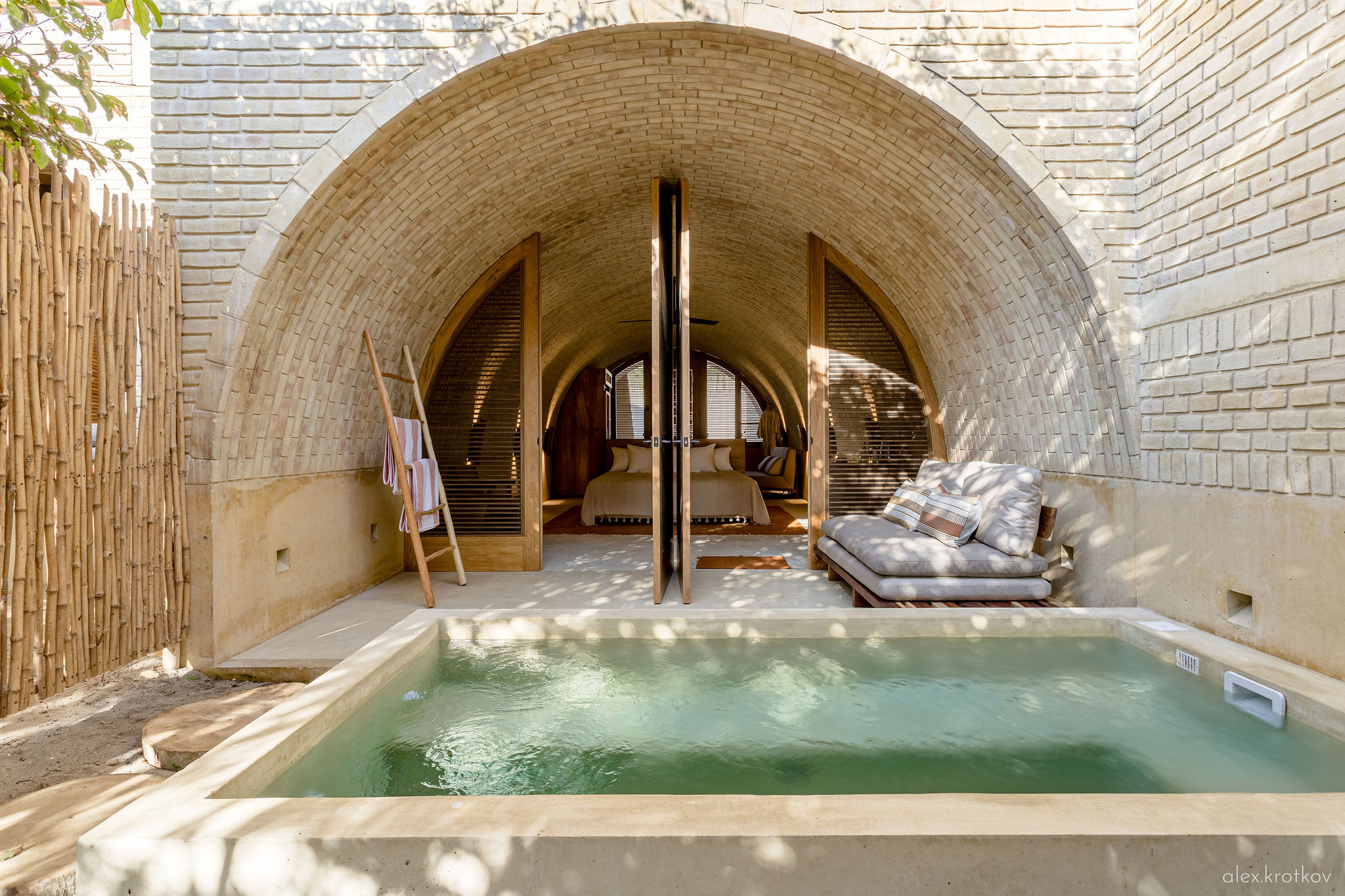 chambre avec piscine Casona Sforza Mexique chambre avec piscine Casona Sforza Mexique
