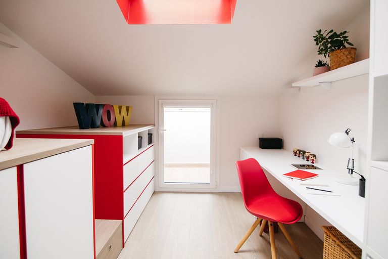 chambre mansardée décoration moderne