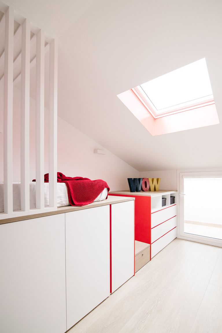chambre mansardée décoration moderne