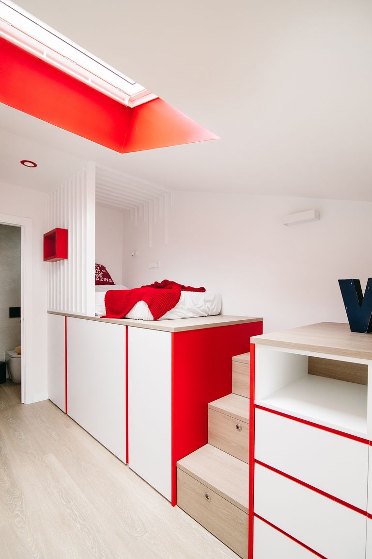 chambre mansardée décoration moderne