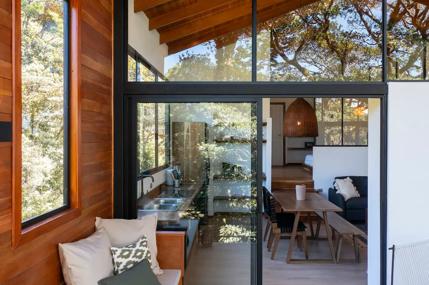 terrasse maison contemporaine en bois de 90m2