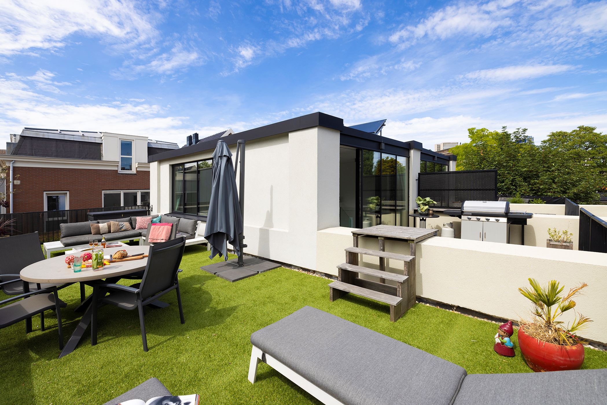 terrasse sur le toit avec faux gazon terrasse sur le toit avec faux gazon